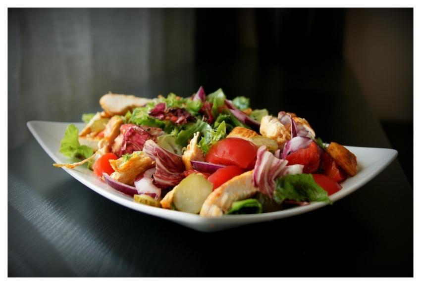 Salad Healthy Food Tomato Kitchen