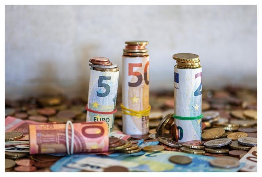 Banknotes Coins Euro Currency