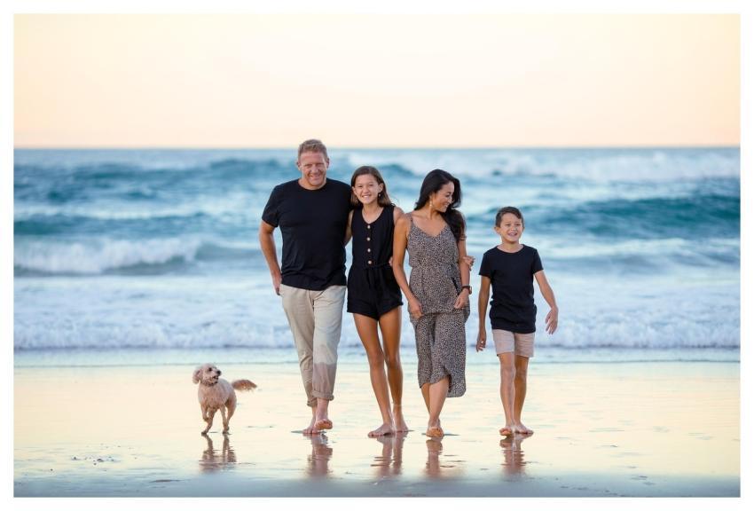 Family Beach People Nature