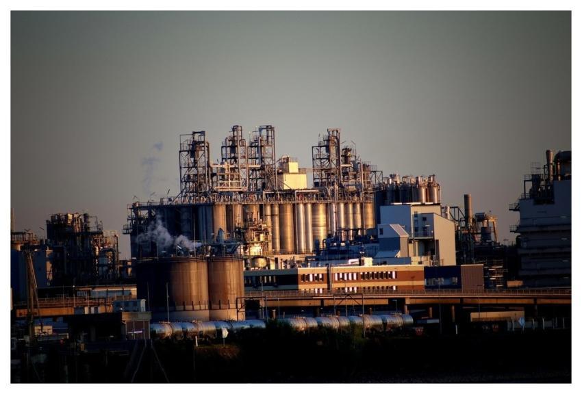 Industry Building Chimney Exhaust