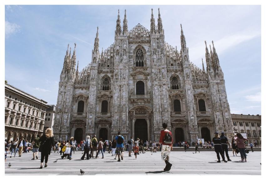 Milan Cathedral Church Architecture People