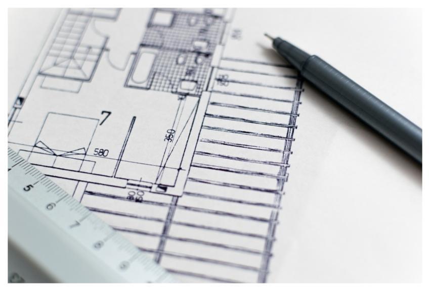 Floor Plan Construction Building Pencil