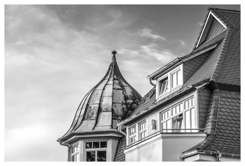 Building Facade Windows Patina