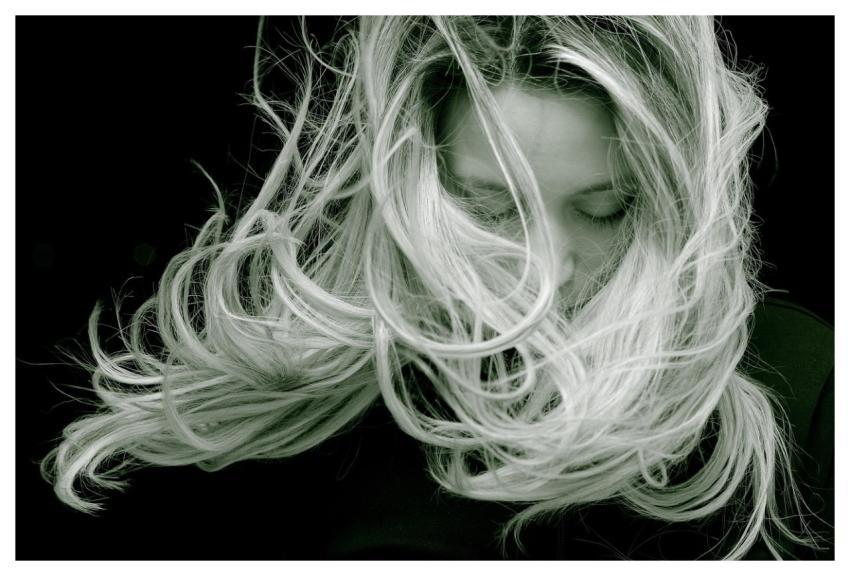 Beautiful Woman Hair Blond