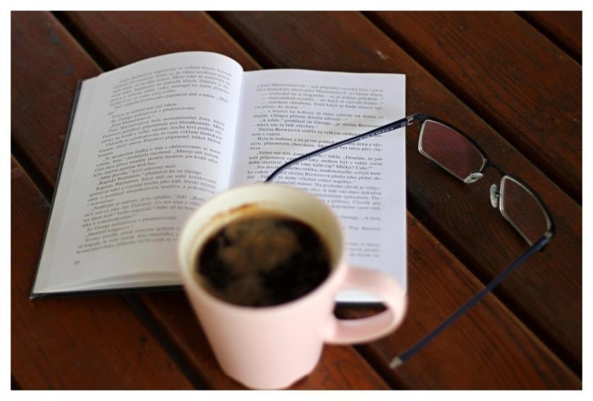 Coffee Book Glasses Education