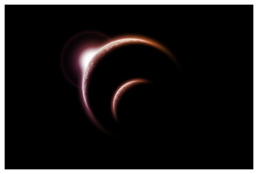 Planet Space Abstract Black Abstract