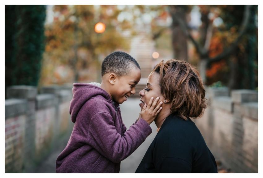 Family Portrait Outdoor Fall