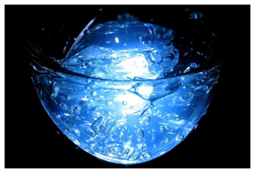 Abstract Pattern Bubble Blue Abstract