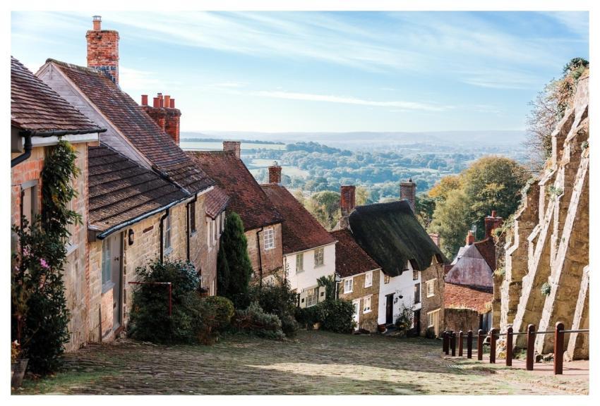 Village Houses Street Old Houses