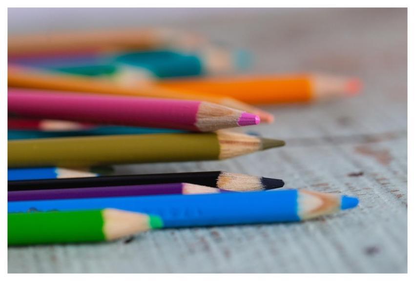 Pencils Color School Education