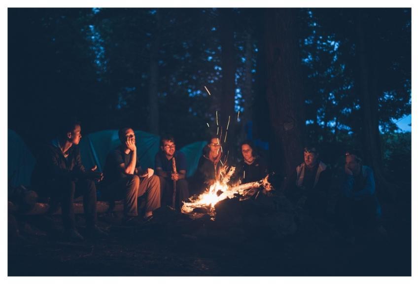 Bonfire Camping People Fire