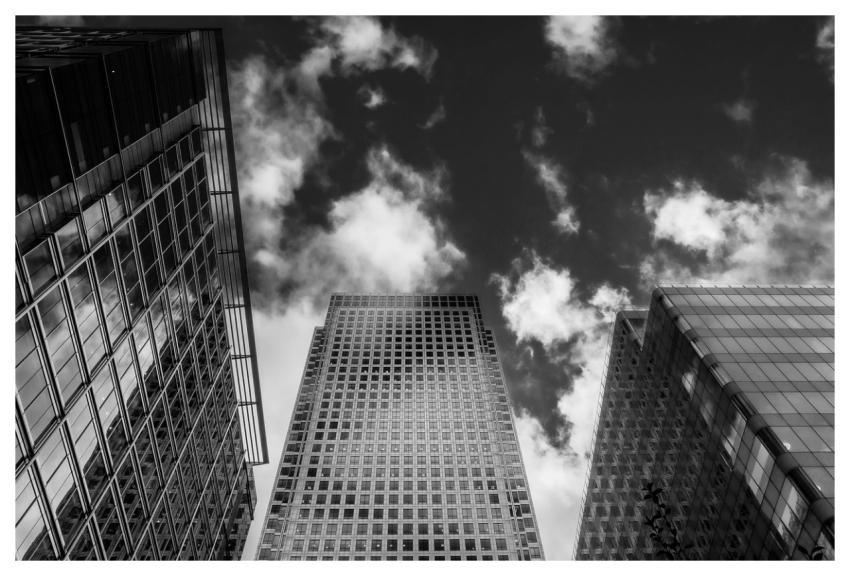 Skyscrapers Modern Business Nature