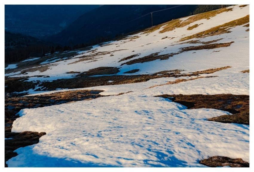 Mountain Snow Hiking Summit