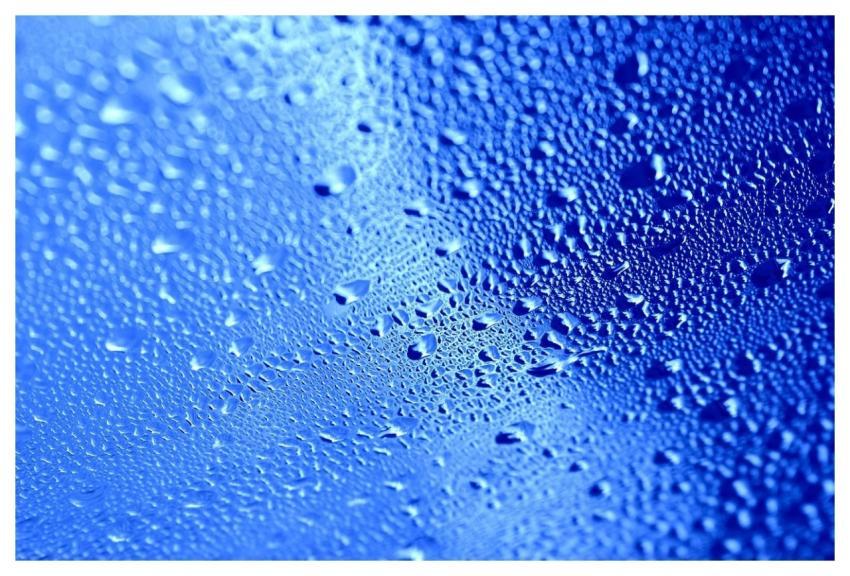 Dew Wet Glass Background