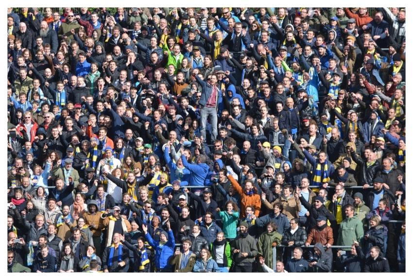 Mass People Supporters Group Of People