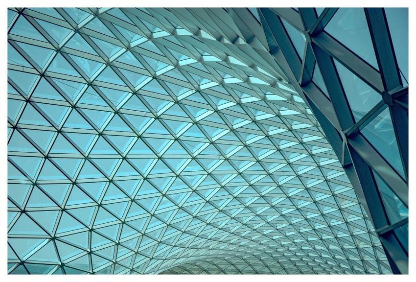 Ceiling Architecture Airport Lines