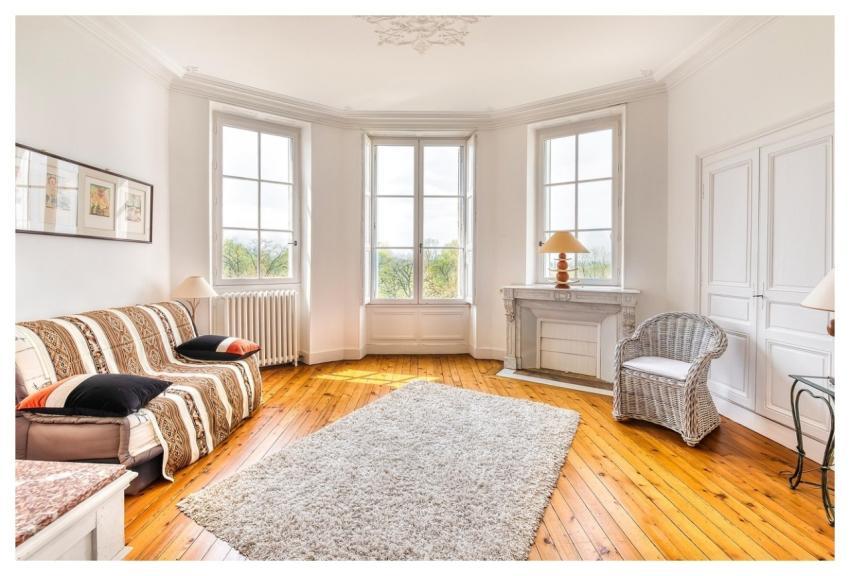 Real Estate Living Area Couch Indoors