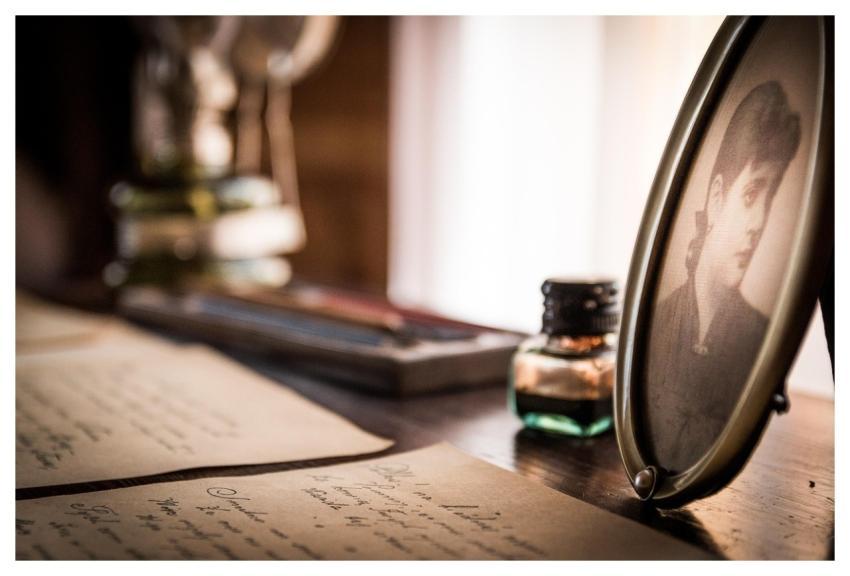 Old Letters Portrait Old Letter