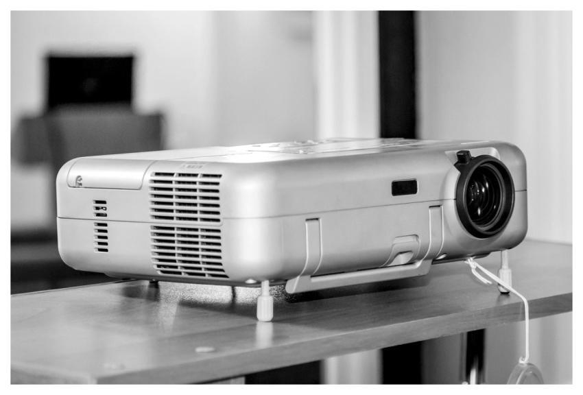 Projector Audiovisual Auditorium Black And White