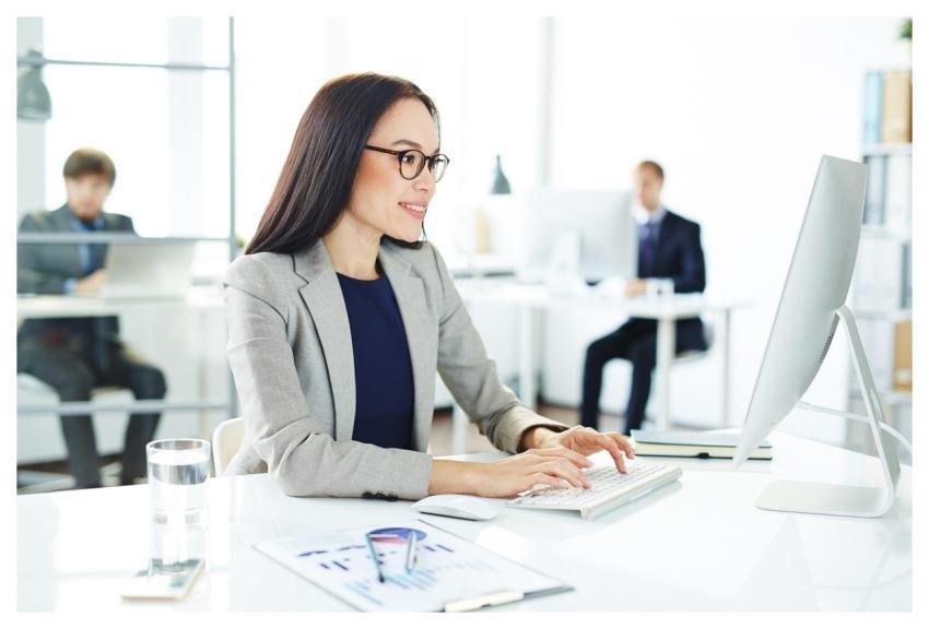 Business Woman Office Working