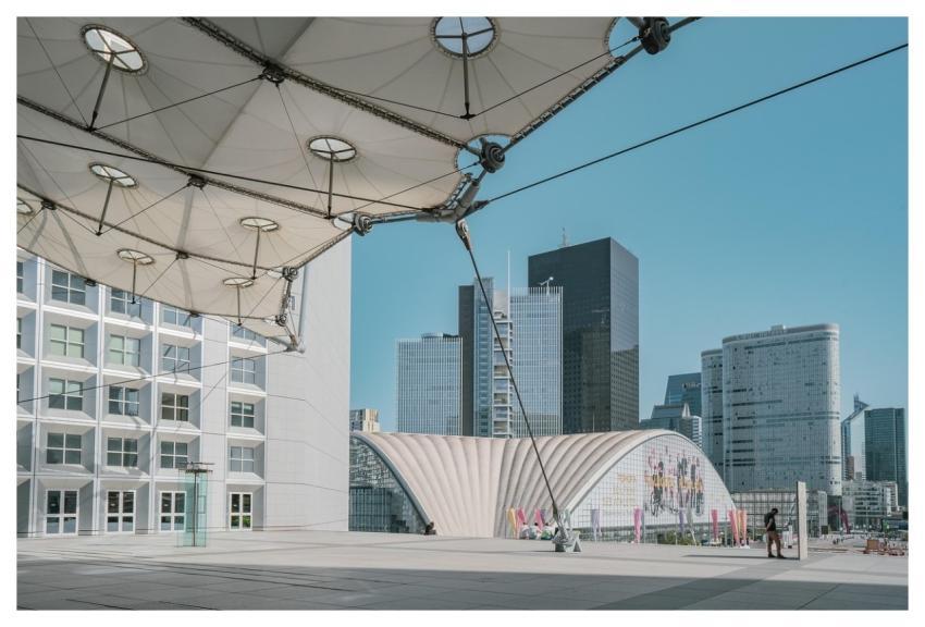 Skyscrapers Building Grand Arc Facade