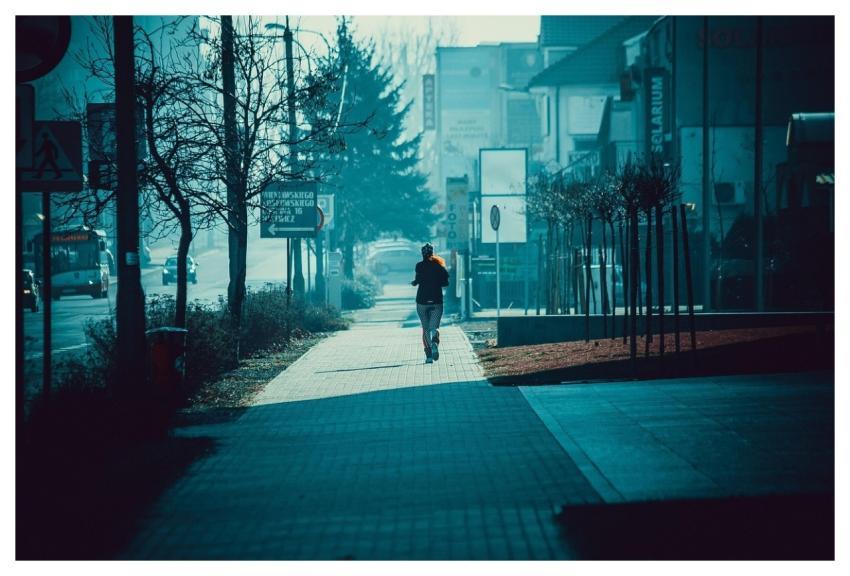 Running Sidewalk Street Fitness