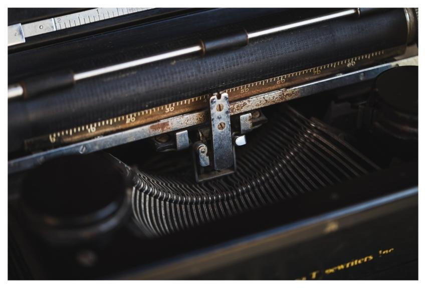 Typewriter Vintage Keyboard Letters