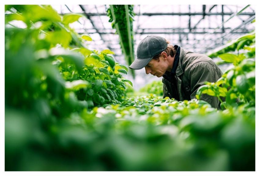 Stove Hydroponics Plantation Man