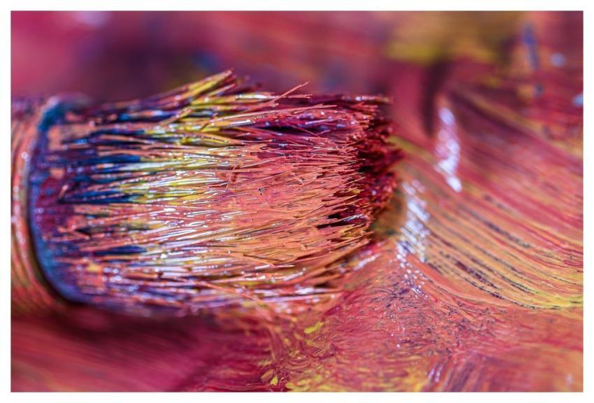 Paintbrush To Paint Multicoloured Creative