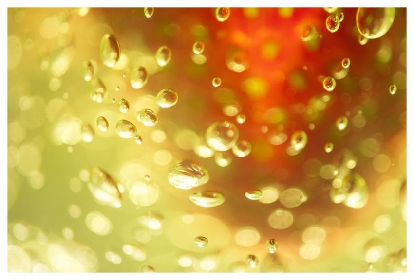 Abstract Drop Light Yellow Abstract