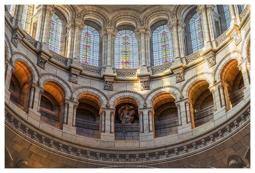 Cathedral Paris Art Window
