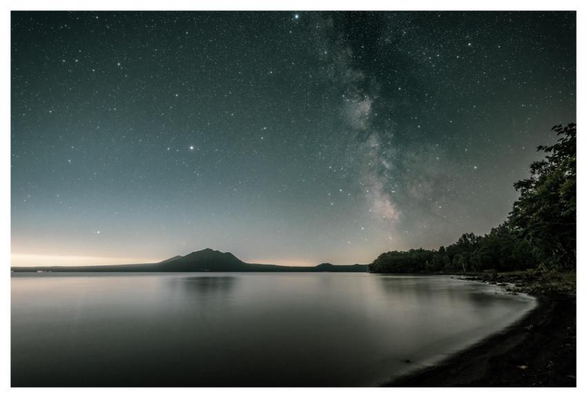 Night View Starry Sky Milky Way Nature