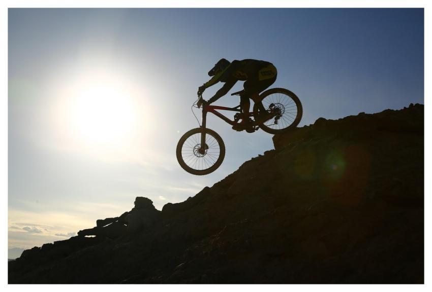 Motorcycle Sky Nature Wheels