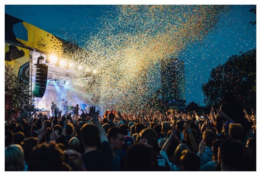 Concert Music Festival Crowd Dancers