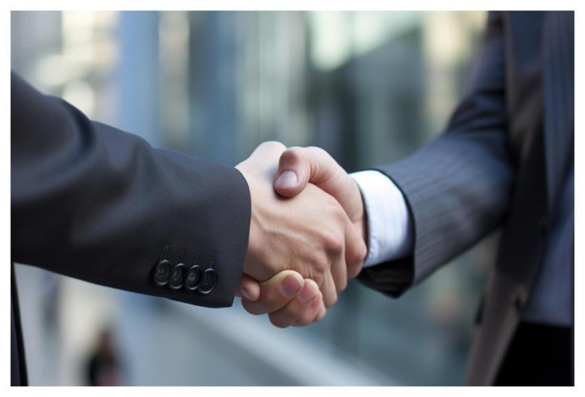 Ai Generated Hands Handshake Partnership