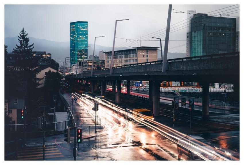 Street Highway City Road