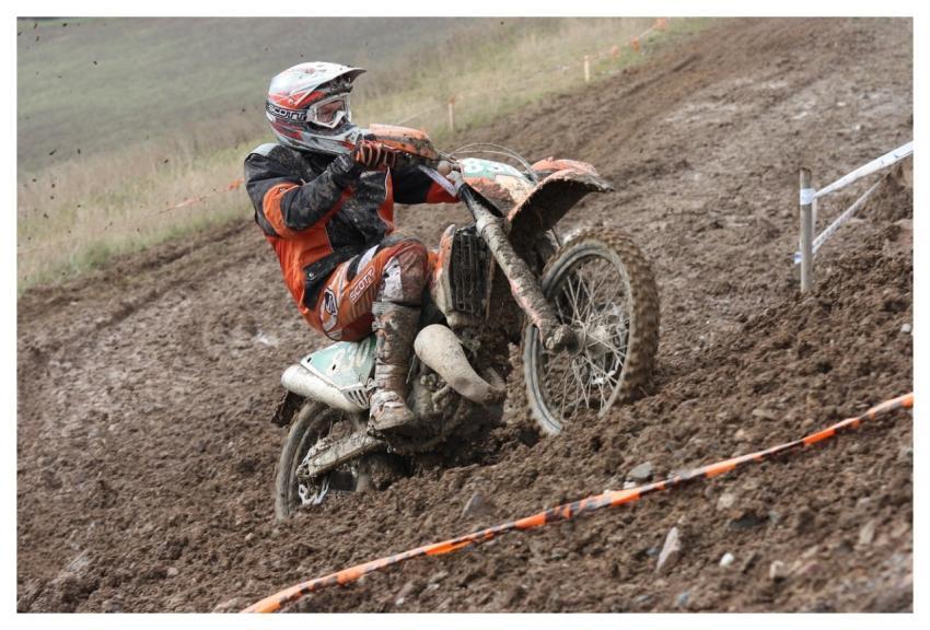 Enduro Off-Road Motorcycle Rider