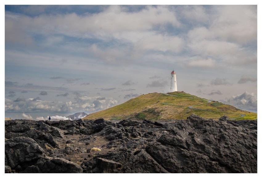 Lighthouse Lava Volcanic Reykjanes