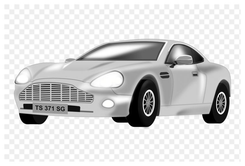 Sports car png sticker, transparent