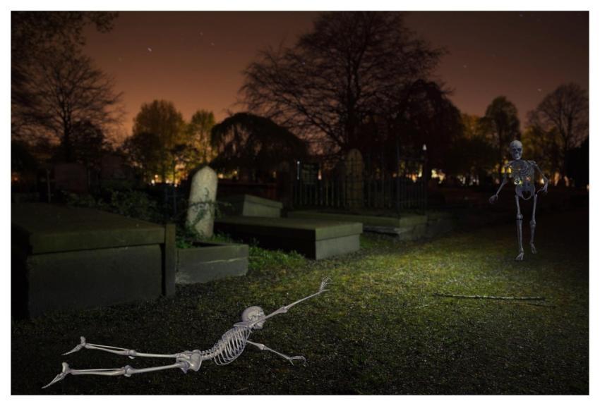 Composition Scenes Fantasy Cemetery