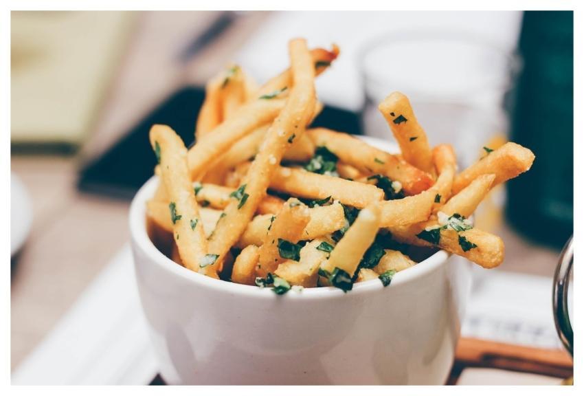 Bowl French Fries Food Fries