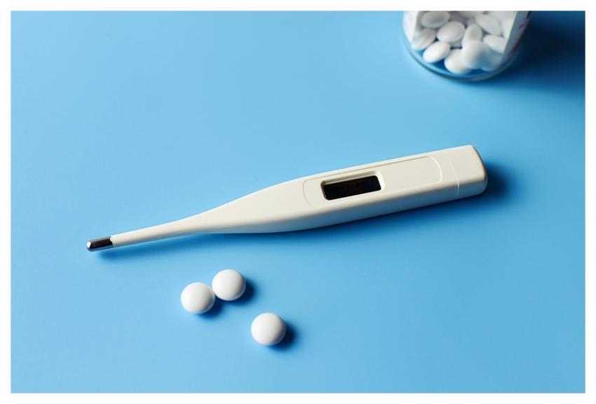 Thermometer Medicine Pills Cold