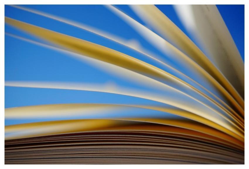 A Book Pages Scroll Paper