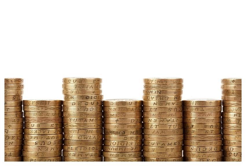 Business Cash Coin Concept