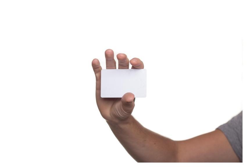 Business Card Map To Show To Hold