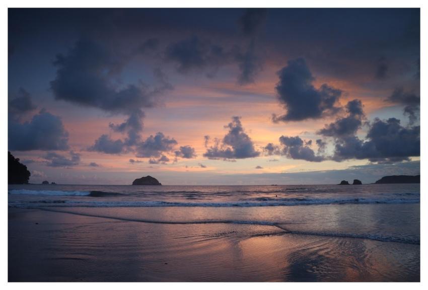 Beach Sea Costa Rica Sunset