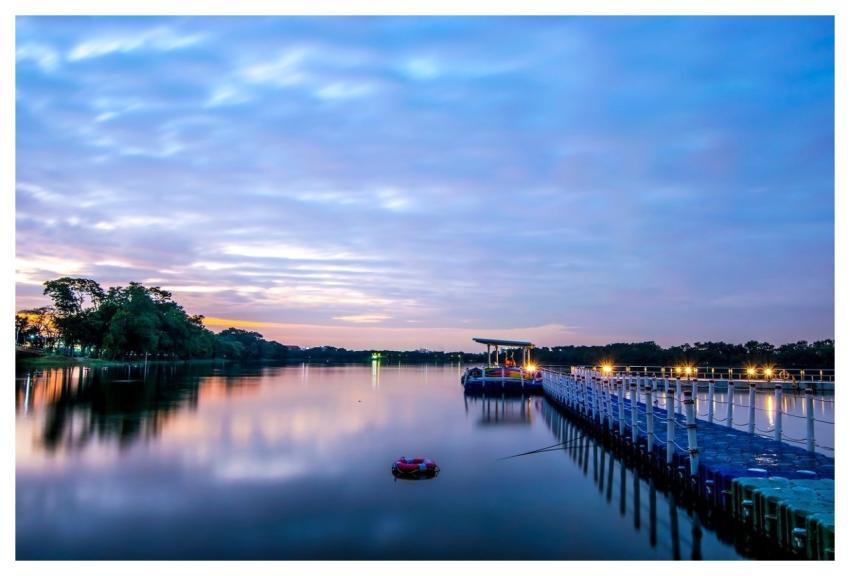 Bridge River Landscape Clouds