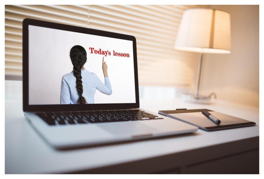 Online Teacher Computer Elearning