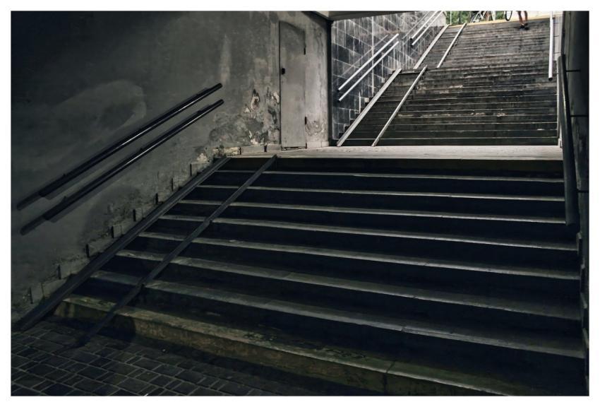Stairway Underground Stairs Handrails