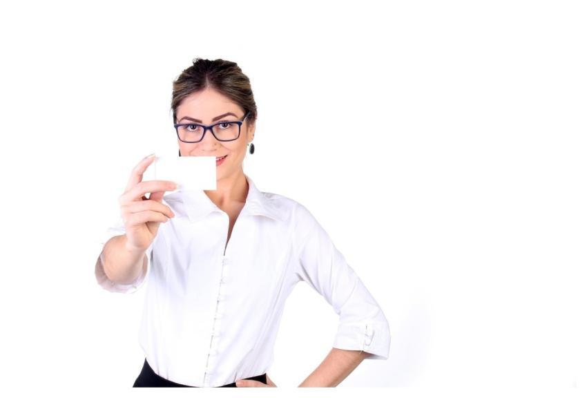 The Business Card Business Card Woman